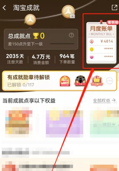 2021淘宝年度消费账单如何查看。
