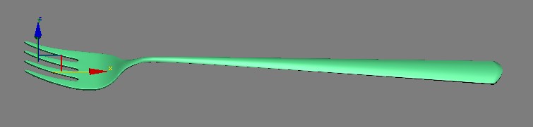 3DMAX制作叉子建模的详细操作过程。