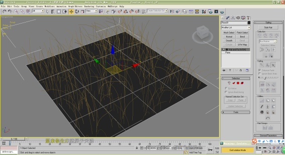 3dmax创建逼真的草地的详细操作。