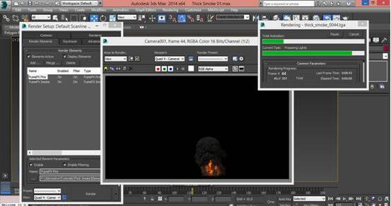 3dmax制作烟雾效果的操作步骤。