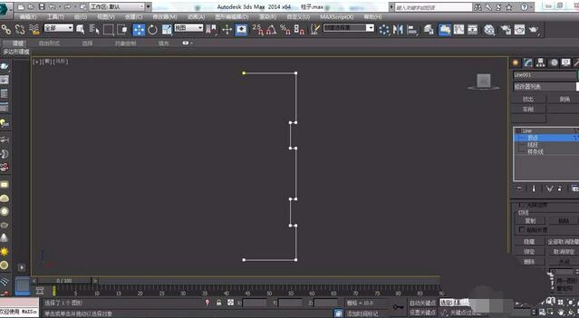 3DMAX建模六楞柱子模型的图文操作讲解。