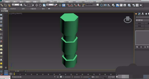 3DMAX建模六楞柱子模型的图文操作讲解。