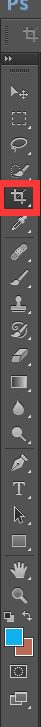 Adobe Photoshop CS6使用裁剪工具抠图的操作步骤。