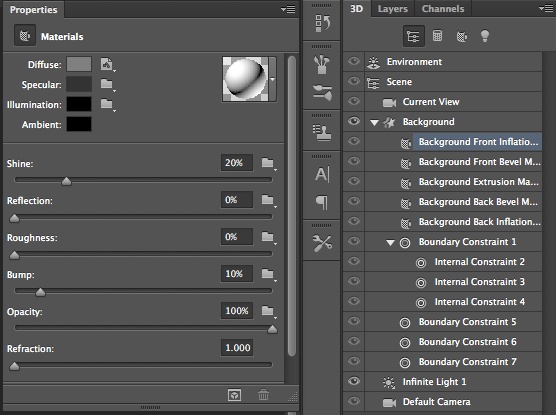 Adobe Photoshop CS6制作立体3D字母的图文操作。