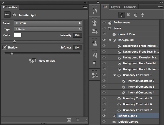 Adobe Photoshop CS6制作立体3D字母的图文操作。