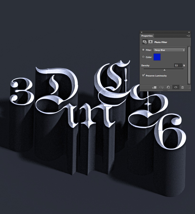 Adobe Photoshop CS6制作立体3D字母的图文操作。