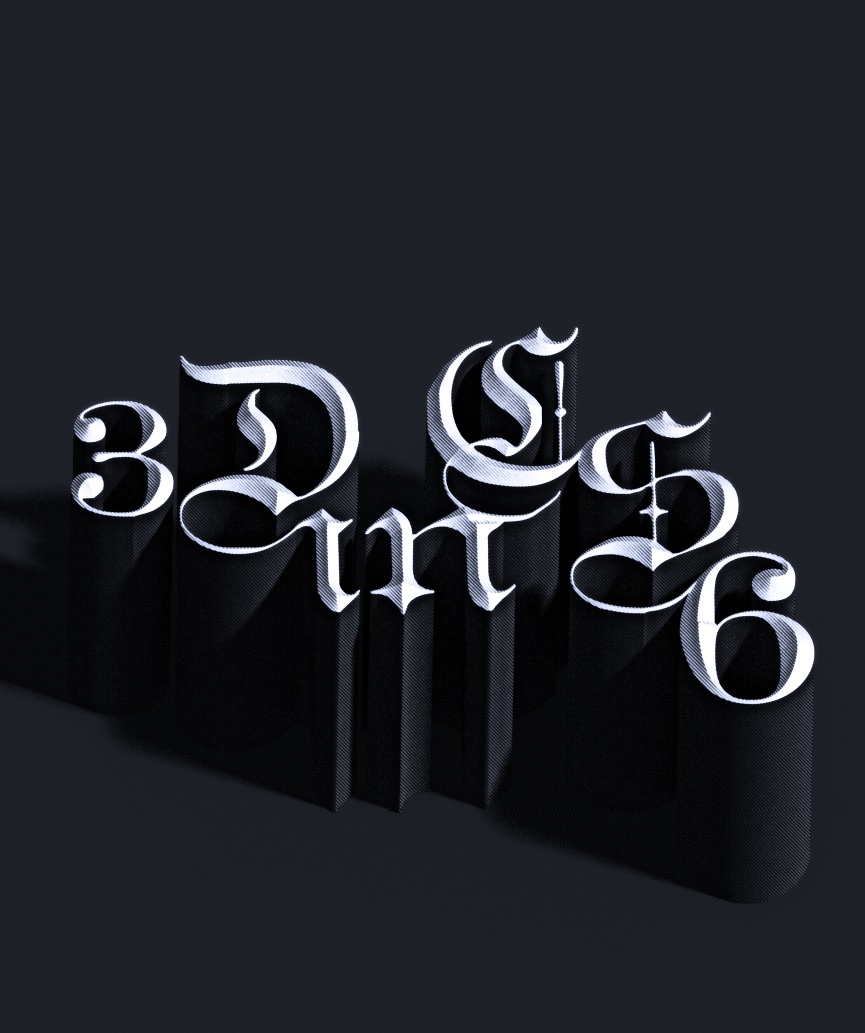 Adobe Photoshop CS6制作立体3D字母的图文操作。