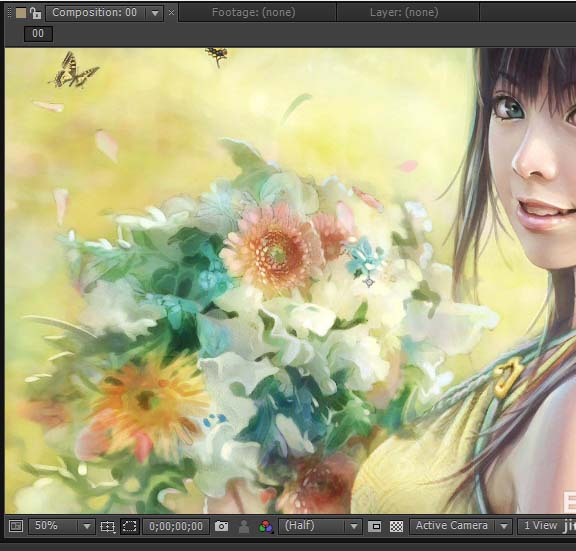 ae将图片制作出动感效果的详细操作步骤。