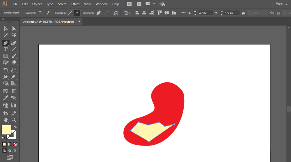 ai打造胃图标的详细操作过程。