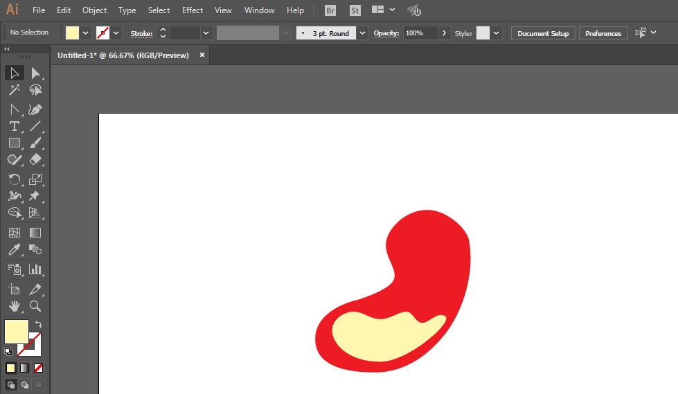 ai打造胃图标的详细操作过程。