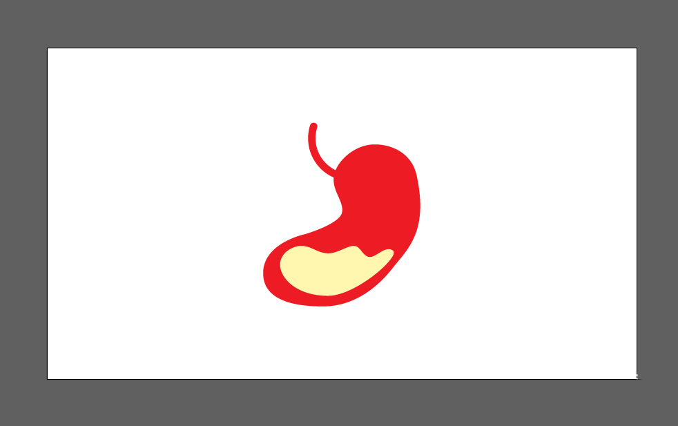 ai打造胃图标的详细操作过程。