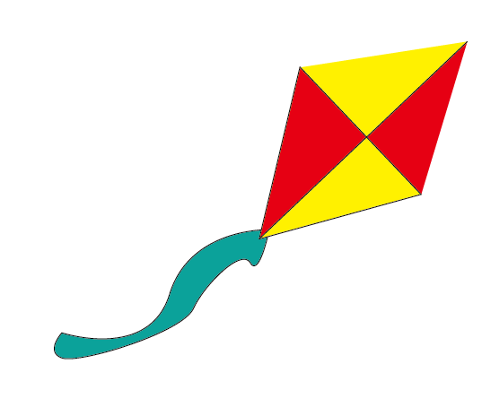 ai绘制拼色风筝的操作步骤讲解。