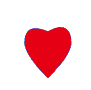 ai使用钢笔工具做出心形的图文操作截图