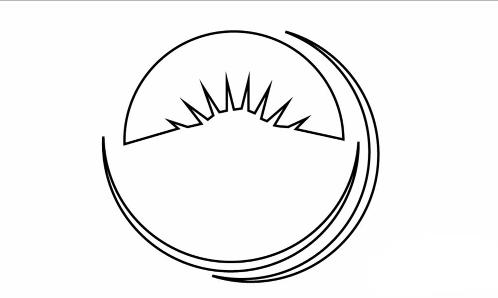ai制作农业标志LOGO的图文操作。