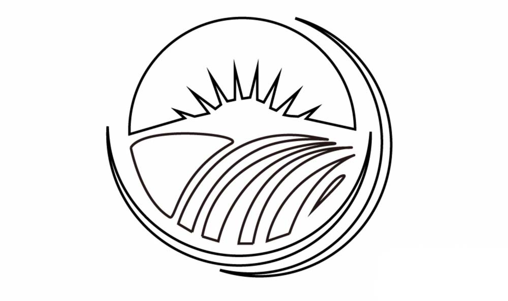 ai制作农业标志LOGO的图文操作。