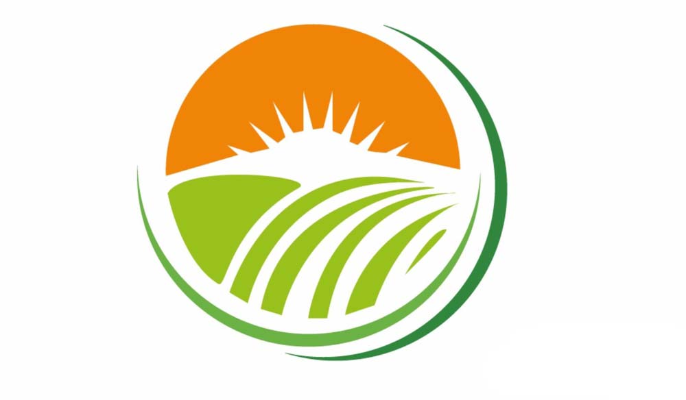 ai制作农业标志LOGO的图文操作。