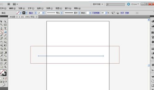 ai制作虚线的简单操作讲述。