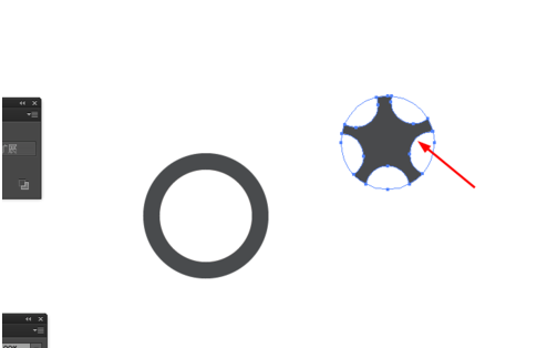 ai制作轮胎图的操作流程。