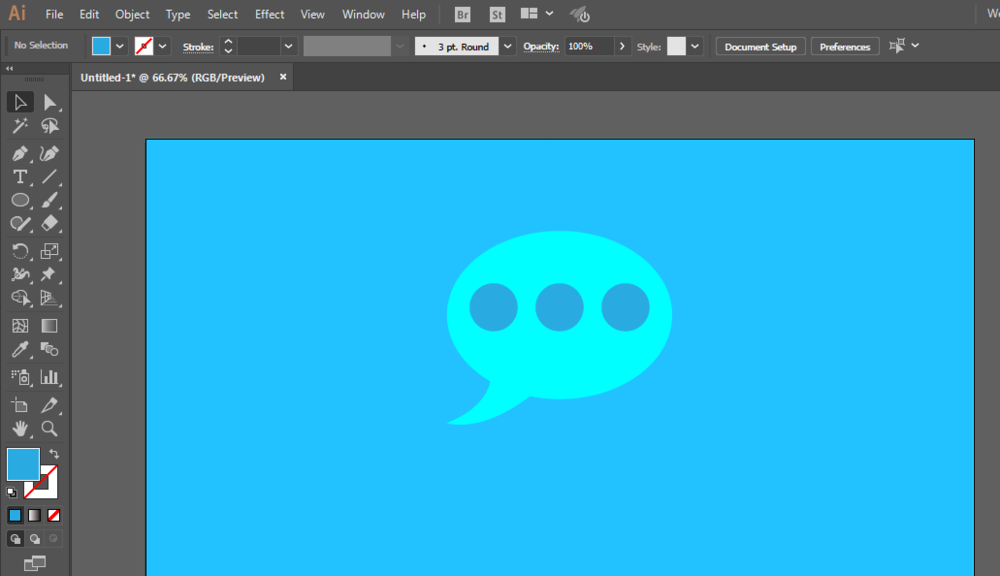 ai制作一个聊天群旗帜的图文操作。