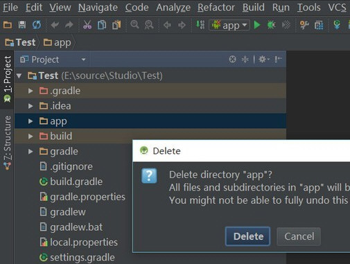 Android Studio项目删除教学,操作没难度