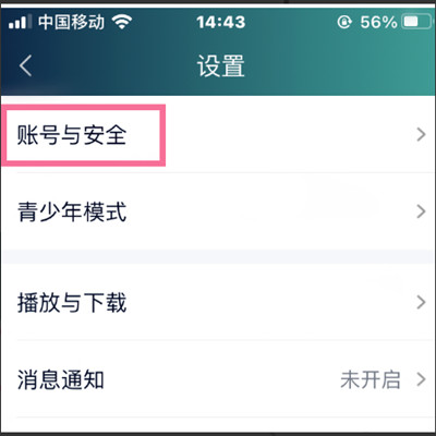 爱奇艺在哪里修改密码。
