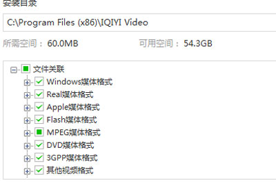 爱奇艺万能播放器设置文件关联的详细操作。