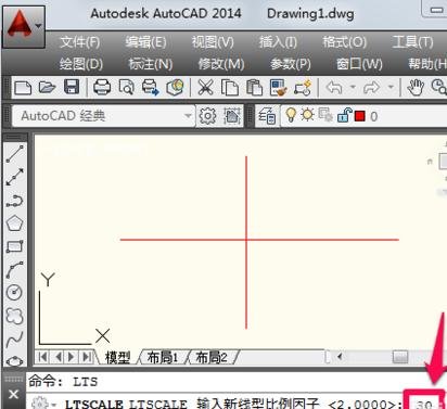AutoCAD绘制中心线的操作过程。