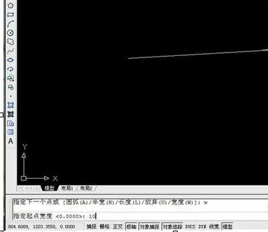AutoCAD制作粗线的详细操作。