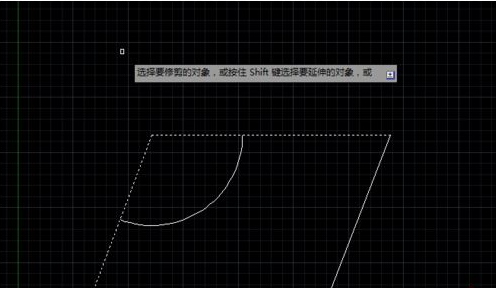 AutoCAD选择性擦掉一段线的简单操作。