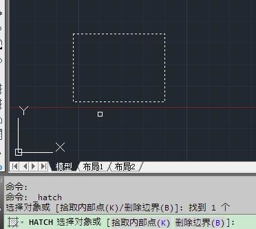 AutoCAD未填充完整的处理操作。
