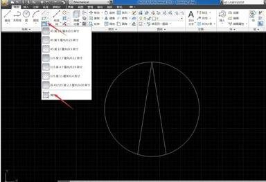 AutoCAD做出指北针的图文操作。