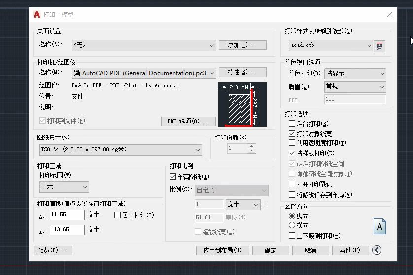 AutoCAD图纸打印设置说明，非常详细。