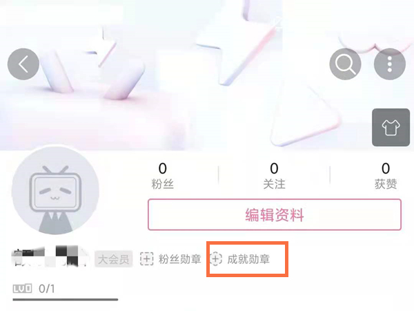 哔哩哔哩勋章怎么查看。