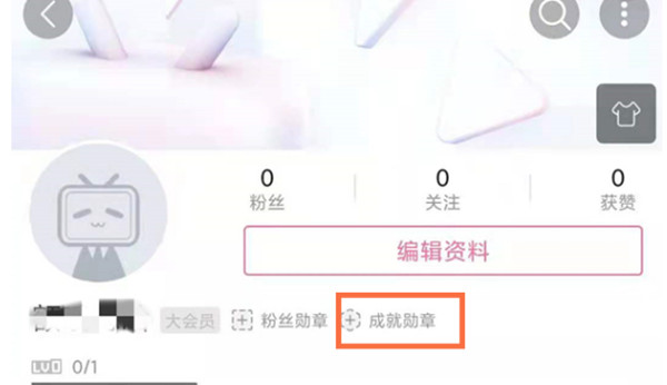 哔哩哔哩勋章在哪里看。