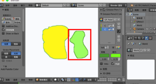 blender通过蜡笔做出2d动画的图文操作。