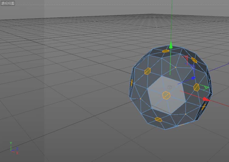C4D制作一个立体足球模型的操作流程。