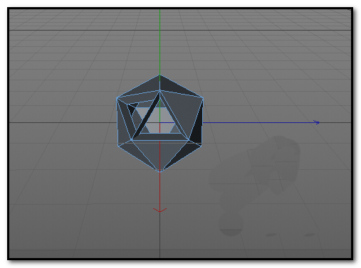 C4D制作镂空效果宝石模型的图文操作。