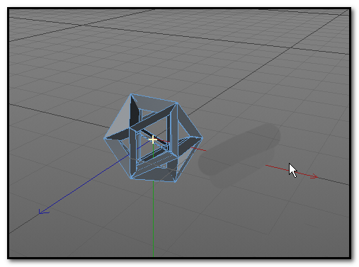 C4D制作镂空效果宝石模型的图文操作。