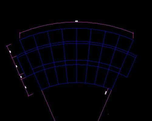 CAD制作弧形建筑户型图的详细操作。