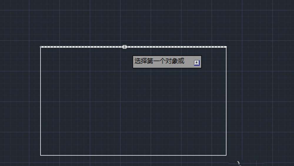 CAD做出倒角圆角的基础操作。