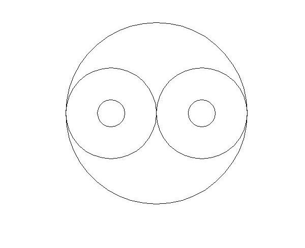 CAD制作八卦图的操作流程。