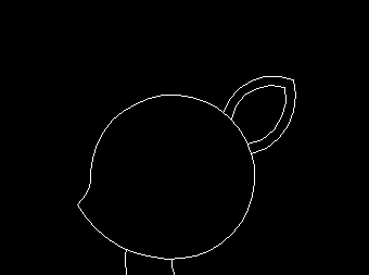 CAD制作简笔画梅花鹿的具体操作。