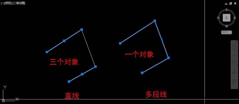 CAD制作多条直线线段的图文操作。