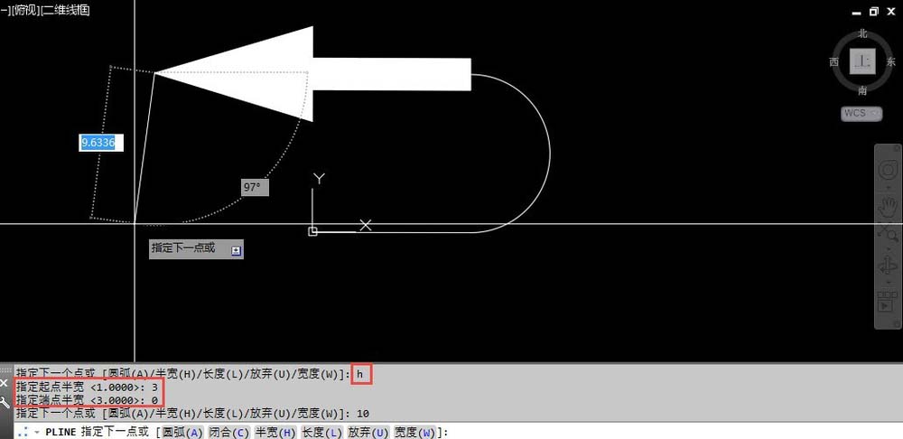 CAD制作多条直线线段的图文操作。