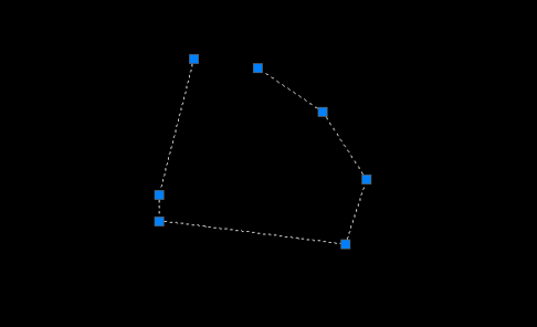 CAD多线段进行闭合的操作流程。