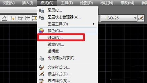cad虚线比例进行设置的简单操作。