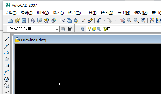 cad延长直线的简单操作。