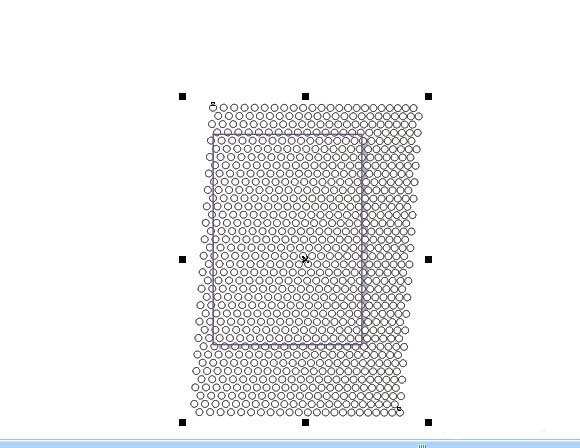 CDR制作规则图案的底纹效果的图文操作。