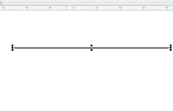 cdr制作虚线的简单操作过程。