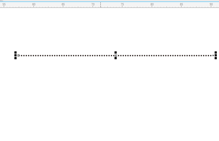 cdr制作虚线的简单操作过程。